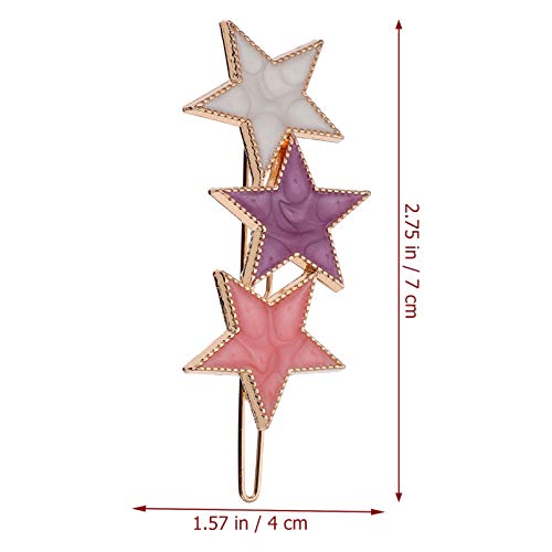 FRCOLOR 16Pcs Seashell Estrela Grampos de Cabelo Grampos De Strass Cristal Presilhas de Cabelo Pinos