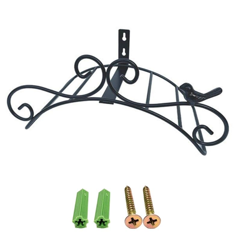 ETomey Metallschlauchständer, kreativer Gartenschlauch-Metallhalter, dekorative Gusseisen-Antik-Wandhalterung, Rohraufhänger, Aufbewahrungsregal for Garten- und Hofdekoration (Farbe: D) (Color : D)