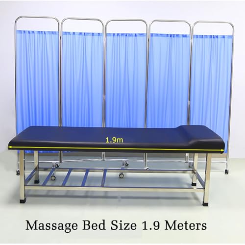 Paravent de confidentialité à roulettes 6 panneaux amovible pour centres de thérapie 180x50 cm - 8