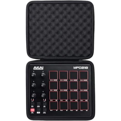 Duro Viajar Caso Cubrir para AKAI MPD 218 Professional Controlador por co2CREA