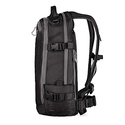 Mochila Invictus Rusher Cinza com Preto 40 Litros