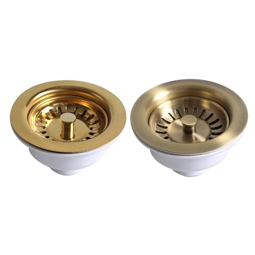 Colador para fregadero de acero inoxidable 304 cobre miniatura 3