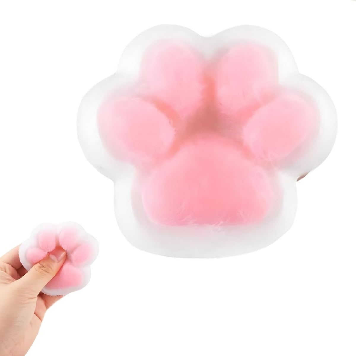 Amazon | スクイーズ玩具 猫の爪 大きな肉球 14cm スクイーズ おもちゃ