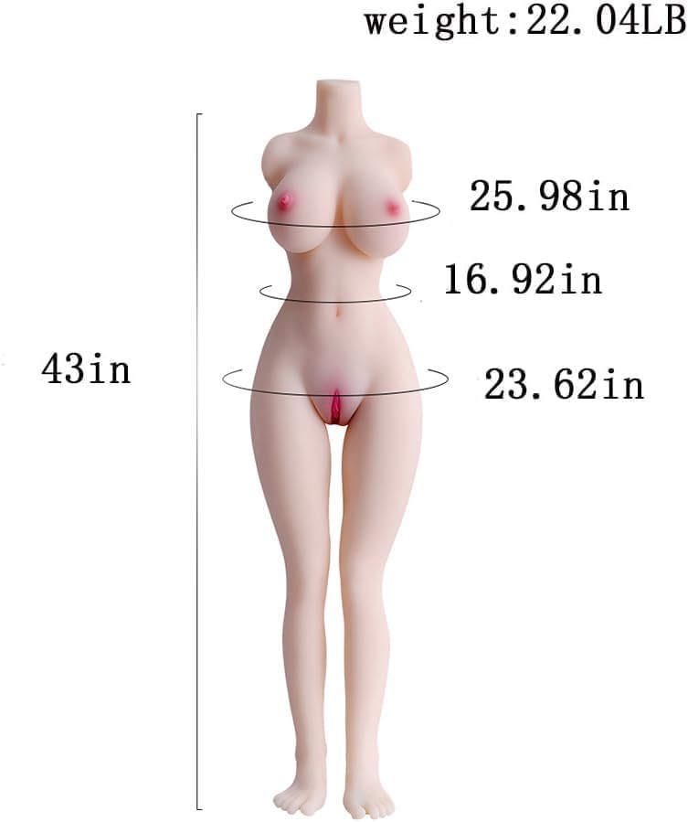 Miniatura 3 de Muñecas sexuales de 22 libras con piernas, masturbador masculino TPE con sexo anal vaginal, juguete sexual para piernas torso, muñeca de amor,