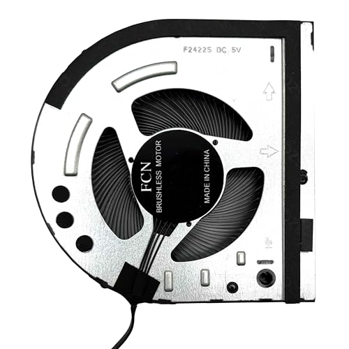 Image of BestParts New CPU+GPU Cooling Fan Replacement for Lenovo LOQ 15IRX9 (Type 83DV), P /N: 5H40S20996 5H40S20997 5H40S20998 (5V Fan)