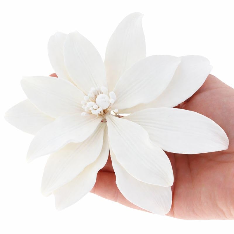 Global Sugar Art Tranquil Water Sugar Cake Flowers, White 3 Count by Chef Alan Tetreault