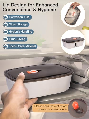 Image of Heated Lunch Box 80W Electric Food Warmer