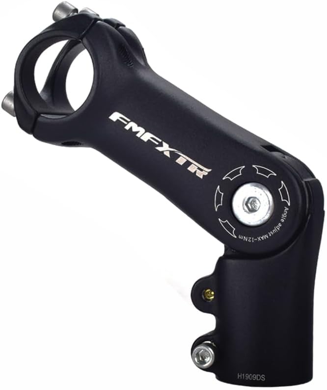 BESNIN Adjustable MTB Stem 31.8mm 90 Degree 110mm Bike Stem Riser for Handlebar Aluminum Alloy Mountain Bike Handlebar for MTB Road City Bike Bicycle