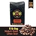 San Diego Coffee Guatemalan, Medium Roast, Whole Bean Coffee, 5-Pound Bag Café en grano tostado