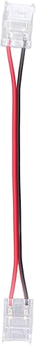 Miniatura 9 de Kit de conector de tira de luz LED COB, 2 pines de 0.394 in de ancho, tira de doble cabeza a tira de extensión, conector de tira de luz LED