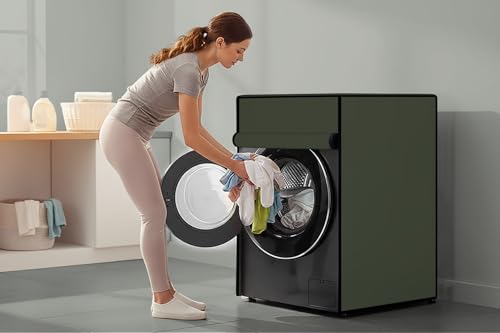 Image of Stylista Washing Machine Cover Compatible for IFB 6.5 Kg Fully-Automatic Front Loading Elena ZX Military Solid