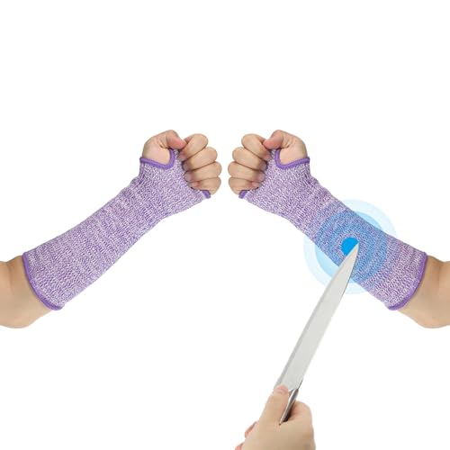 Manchon résistant aux coupures PATIKIL protection bras niveau 5 pour atelier et jardinage