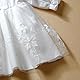 100% Baumwolle Taufkleid Festkleid Baby Mädchen Blumenmädchen L17 (62)
