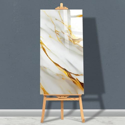 10 Placas Adesiva Mármore Parede Painel Dourado Revestimento 3D 3...