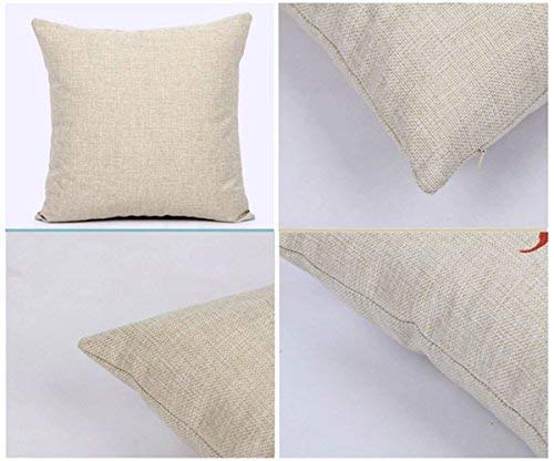 Ruihome 4 Pieces Nautical Theme Throw Pillow Covers Cotton Linen Decorative Cushion Case For Sofa Couch Chair Lounge - 18 X18 Inch #TOP5