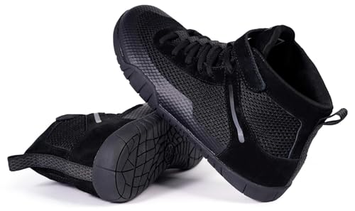 Image of Sisttke Mens Wrestling Shoes Boxing Shoe Wide | Wide Width Zero Drop Sole,Weightlifting,Powerlifting,Bodybuilding,Fitness,Lightweight,Non-Slip,for Competition & Training