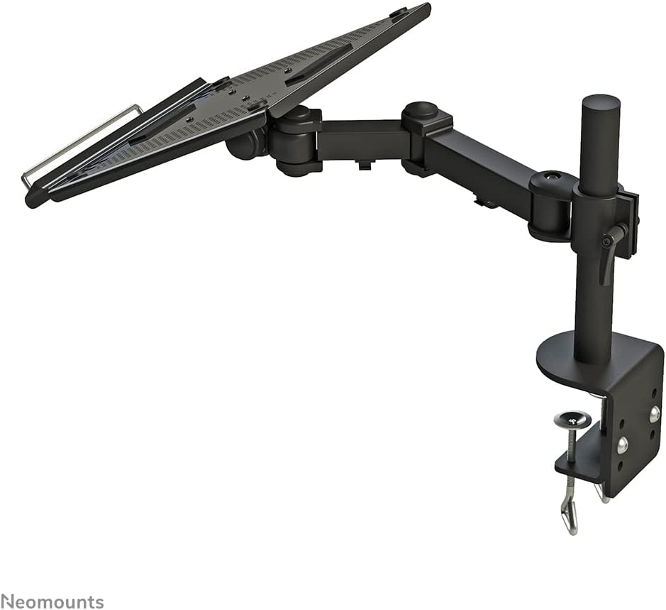 Newstar NOTEBOOK-D100 Desk Mount (clamp) for Laptop, Height Adjustable - Black