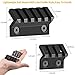 Compatible with Mlok Offset Rail Mount 3 Slots 5 Slots Aluminum Offset Side Light Optic Sight Picatinny Rail Mount for MLOK System - 2 Pack