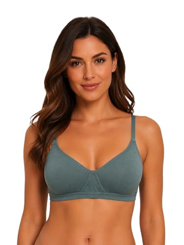 Image of Viola's Secret 6 Pack of Color Print T-Shirt Bras B Cup C Cup and D Cup
