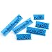 Fondant and Cake Mold, Handwriting Letter Shape, Blue, Set of 6pcs, for Birthday, Wedding, Festival, by Delight eShop
