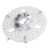 LED efficace de 18 W avec dissipation de la chaleur en aluminium : le panneau de rechange pour ventilateur de plafond fournit un éclairage lumineux et uniforme tandis que le substrat en aluminium gère efficacement la chaleur pour des performances constantes.