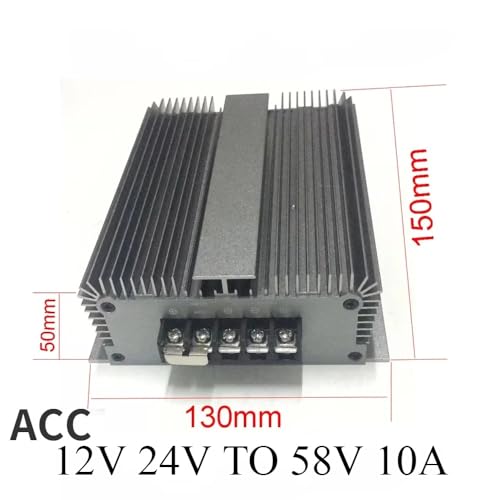 Convertisseur 12V 24V vers 58V 10A évite la surchauffe de charge