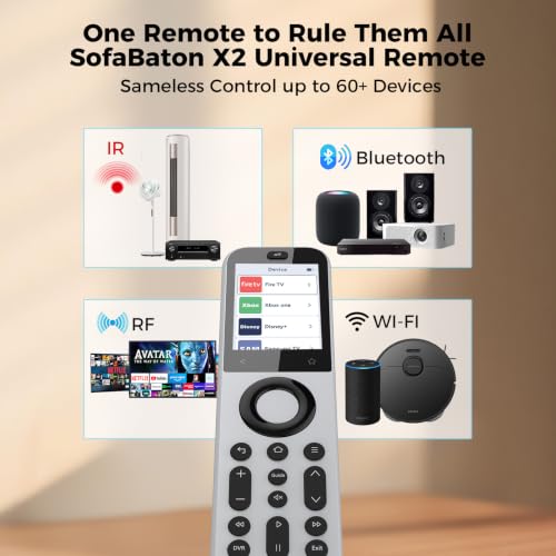 Image of SofaBaton X2 Universal Remote (Only Remote, No Hub, No Charging Dock)