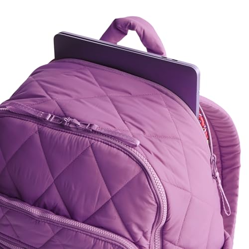 Image of Vera Bradley Women's Featherweight Bancroft Backpack, Iris Orchid, One Size