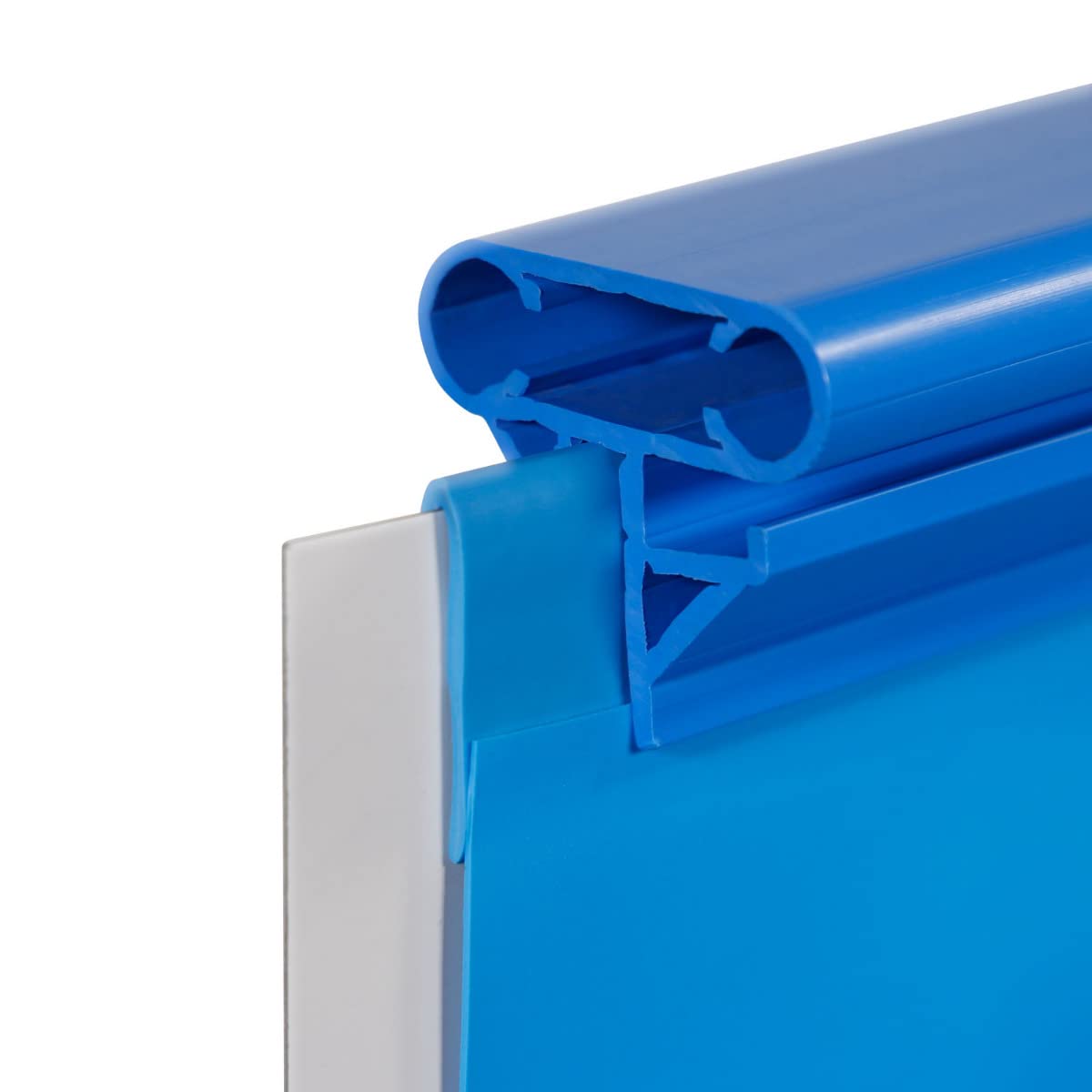 Pool Kombi Handlauf blau rund 350 cm Rundpool Schwimmbecken Funktionshandlauf PVC Handlauf Einhängebiese Keilbiese