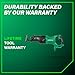 Metabo HPT 18V MultiVolt Cordless Reciprocating Saw, Orbital Cut Mode, 36% Less Vibration, 1-1/8