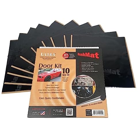 10200 Door Kit - (10) 12" x 12" Black Ultra Sheets - 10 Square Feet Cover