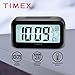 Timex Alarm Clock with Temperature Sensor and Large Display, Battery Operated for Bedroom Runs on 3 AAA Batteries (T108BC) (T108)