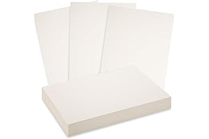 BigOtters Ivory Cardstick Paper White: Craft, Heavyweight Cardstock A4