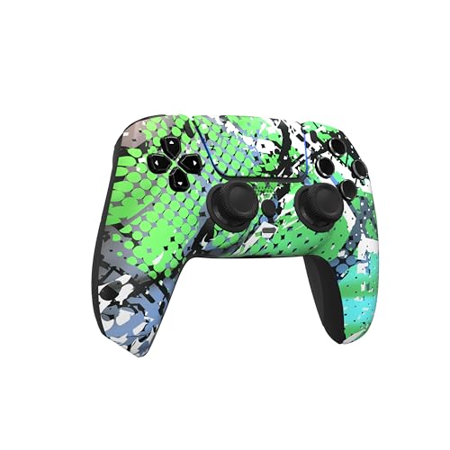 Image of Custom Controllerzz Custom Wireless Controller Compatible with PS5 - Multiple Designs Available (Swamp Fade)