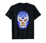 Demon Violet Lucha Libre Wrestler Aztec Design T-Shirt