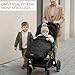 Warm and Cozy Winter Stroller Cover for Baby - Waterproof Bunting Bag with Soft Fleece Lining and Universal Fit for Strollers - Protective Footmuff Blanket for Ultimate Comfort in Wind, Rain & Snow