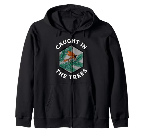 Fly Fishing Caught In The Trees Angler Humor Design �W�b�v�p�[�J�[