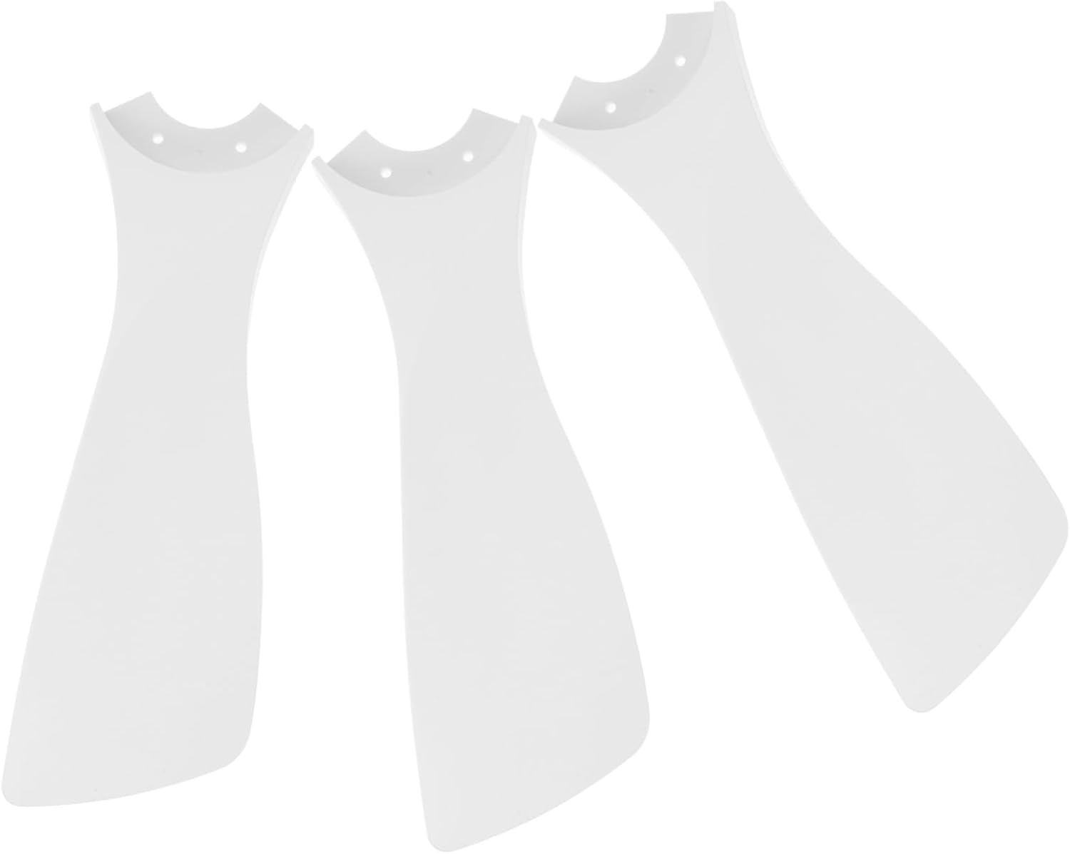 DOITOOL 3Pcs Ceiling Fan Blades Replacement for Traditional Fans Plastic Paddles Easy DIY Installation for Living Bedroom Office Elegant Design for Enhanced Airflow