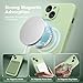 SuydanBox Magnetic for iPhone 15 Case, Compatible with MagSafe, [Screen Protector + Full Camera Protection], Silicone Shockproof Anti-Scratch Protective Phone Case for iPhone 15 6.1