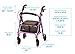NOVA GetGo Petite Rollator Walker (Petite & Narrow Size), Rolling Walker for Height 4'10