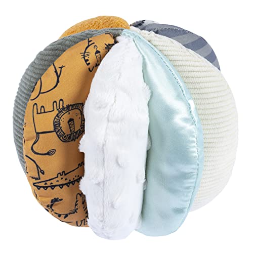 Image of Gerber Baby Developmental Sensory Ball with Rattle Inside, Cheetah Safari, One Size