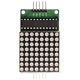 Voltaje: 9V-12V HaiMa Matriz Led 8X8 Con Módulo De Controlador Max7219 Para Arduino-Verde Profundo