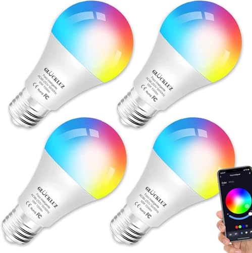 La mejor comparación de Foco Inteligente Steren - los preferidos. 48 Glückluz | 10W Cozylife Foco Inteligente Wifi & Bluetooth, 1000lm Foco LED RGBCW Alexa Bombilla, Colors Regulable Dimmeable Multicolor Control Remoto de APP y Control de Voz (4)