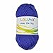 Produktbild Uni Wolle lila - blau 100% Polyacryl Wolle 50g - 135m, Garn zum Stricken & Häkeln, Marke: LaLuna®