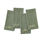 Incluso: venduti come un set di 4 tovaglioli ciascuno misura 43,2 cm x 43,2 cm.