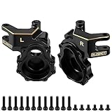 GLOBACT Brass Heavy Weight Front Inner Portal Housings Steering Blocks Knuckle 105g Counterweight for 1/10 TRX4 TRX6 RC Crawler Car Upgrades Parts (2PCS)