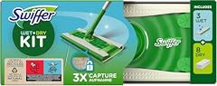 Swiffer Bodenwischer Starterkit, Bodenwischer trockene + feuchte Bodentücher, schnelle & einfache Bodenreinigung