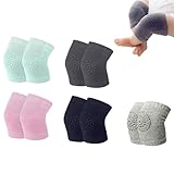 Kinder-Knieschützer im 5er-Set: Grün, Rosa, Grau, Schwarz, Dunkelgrau. Knieschoner baby krabbeln Es gibt 5 verschiedene Farben für Babys zur Auswahl, bequeme und schöne Farben, Ihr Kind wird die Baby-Knieschoner sehr lieben.
