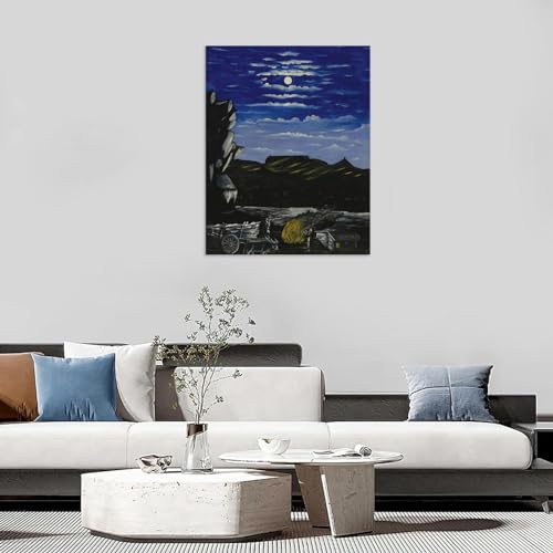 Tableau décoration murale de luxe colline nuit LXURY - 4