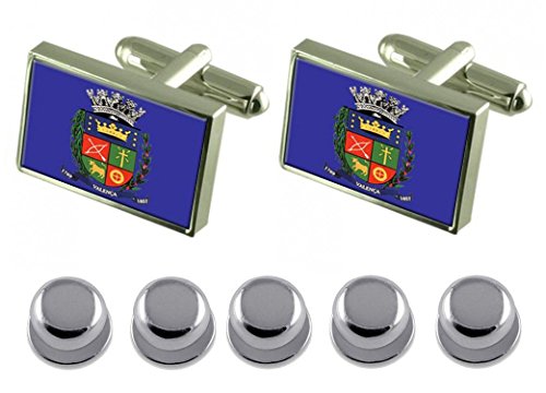 Select Gifts Hemdjurk Studs Valenca City Rio de Janeiro State Flag Manchetknopen